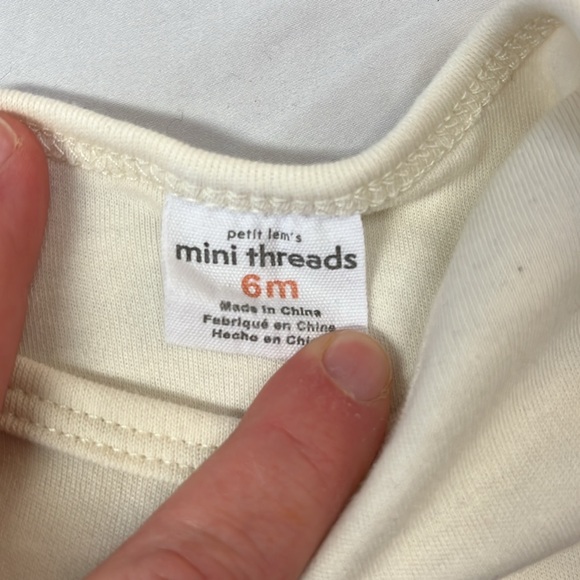 6M Petit Lem dinosaur onesie - Picture 3 of 3